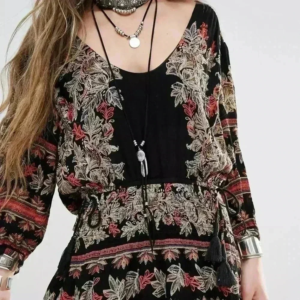 Free People Moonlight Drive Printed Mini Dress